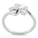 Sterling Silver Plumeria Ring