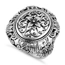 Sterling Silver Powerful Flower Ring