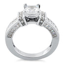 Sterling Silver Princess Cut CZ Ring