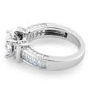 Sterling Silver Princess Cut CZ Ring