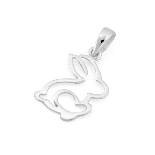 Sterling Silver Rabbit Pendant