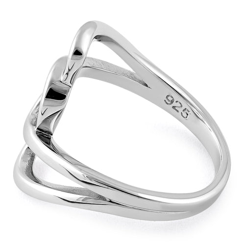 Sterling Silver Twist Ring