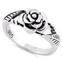 Sterling Silver Rose Ring