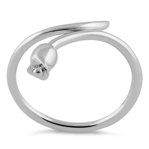 Sterling Silver Rose Ring