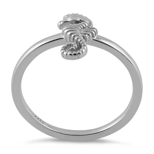 Sterling Silver Seahorse Ring