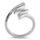 Sterling Silver Serpentine Pattern Ring