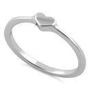 Sterling Silver Small Heart Ring