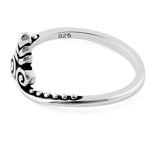 Sterling Silver Small Tree Ring