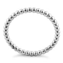 Sterling Silver Stackable Bead Ring