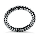 Sterling Silver Stackable Pebbles Eternity Ring