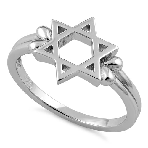 Sterling Silver Star of David Ring