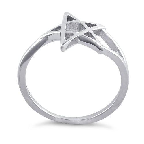 Sterling Silver Star Ring