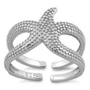 Sterling Silver Starfish Ring
