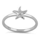 Sterling Silver Starfish Ring
