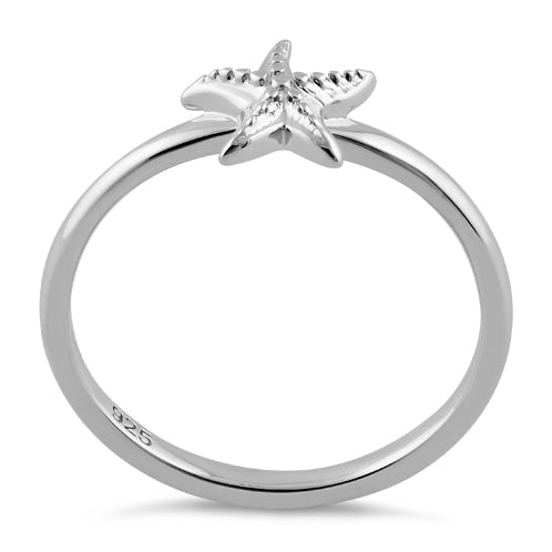 Sterling Silver Starfish Ring