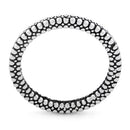 Sterling Silver Stencil Pattern Stacklable Ring