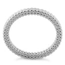 Sterling Silver Stencil Pattern Stacklable Ring