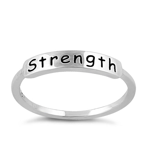 Sterling Silver "Strength" Ring