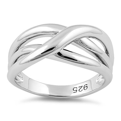 Sterling Silver Subtle Wavelength Ring