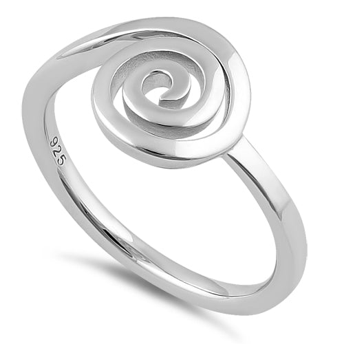 Sterling Silver Sweet Swirly Ring