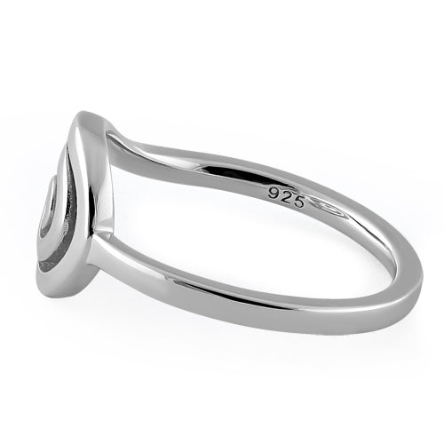 Sterling Silver Sweet Swirly Ring