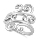 Sterling Silver Swirls Ring