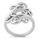 Sterling Silver Swirls Ring