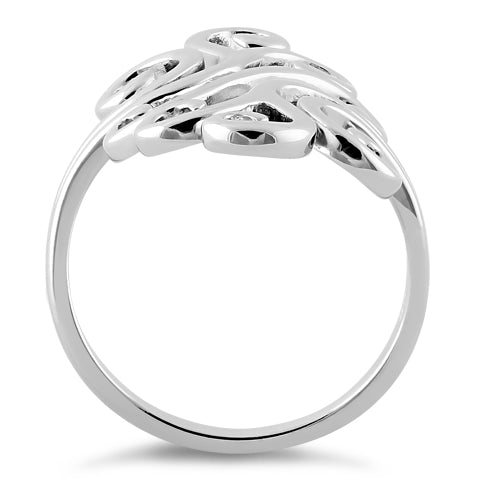 Sterling Silver Swirly Wind Ring