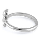 Sterling Silver Teddy Bear with Tie Ring