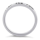 Sterling Silver "The sun always shines after the rain" Ring