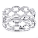 Sterling Silver Thick Chain Ring