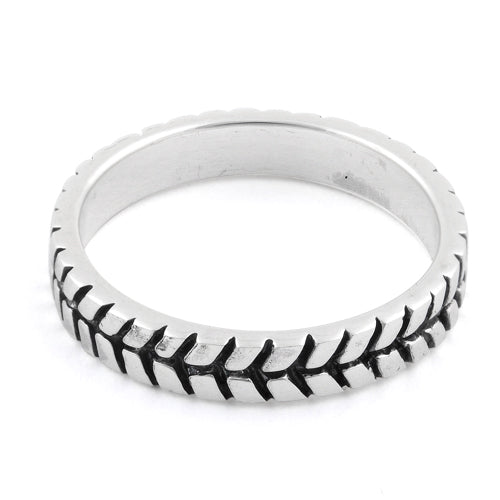 Sterling Silver Tire Band Ring