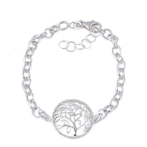 Sterling Silver Tree of Life Bracelet