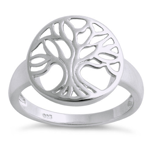 Sterling Silver Tree of Life  Ring