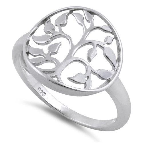 Sterling Silver Tree of Life Ring