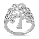 Sterling Silver Tree of Life Ring