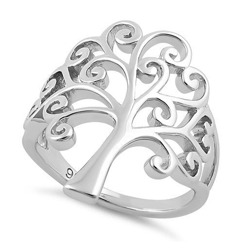 Sterling Silver Tree of Life Ring