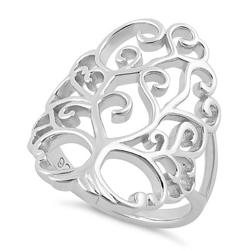 Sterling Silver Tree of Life Ring