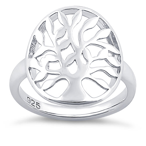 Sterling Silver Tree of Life Ring