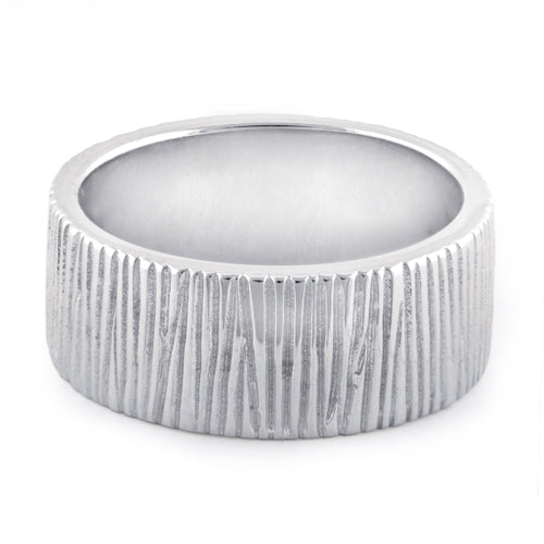 Sterling Silver Tree Trunk Ring