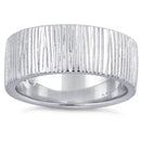 Sterling Silver Tree Trunk Ring