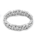 Sterling Silver Triquetra Charm Ring