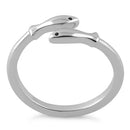 Sterling Silver Two Fish Ring