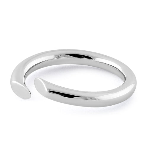 Sterling Silver Unique Adjustable Ring