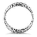 Sterling Silver Unique Band Ring