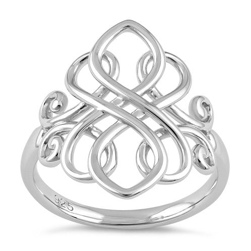 Sterling Silver Unique Celtic Ring
