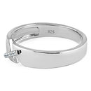 Sterling Silver Unity Clear CZ Ring