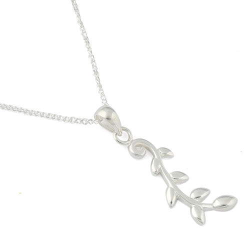 Sterling Silver Vine Necklace