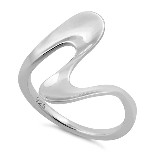 Sterling Silver Wave Ring