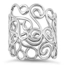 Sterling Silver Wavy Ring